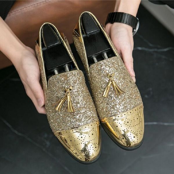 big size spring and aautumn men tassel shoes gold bright skin male comfortable oxford shoes luxury brogues mens business shoes d2b1, Black
big size spring and aautumn men tassel shoes gold bright skin male comfortable oxford shoes luxury brogues mens business shoes d2b1, Black