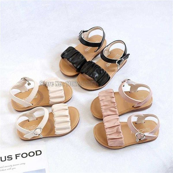 summer ruffles baby girls sandals solid soft kids toddler beach anti slip children princess shoes 0202, Black;red
summer ruffles baby girls sandals solid soft kids toddler beach anti slip children princess shoes 0202, Black;red