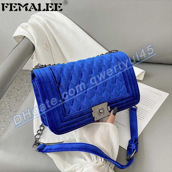 qwertyui45 shoulder bags luxury velvet chain flap messenger bag for women ins fashion diamond lattice handbag embroidery thread small totes
qwertyui45 shoulder bags luxury velvet chain flap messenger bag for women ins fashion diamond lattice handbag embroidery thread small totes