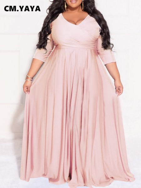 plus size dresses cmyaya size women evening classic curve wrap vneck big swing maxi vestidos de verano mujer party long dress 230202, Black
plus size dresses cmyaya size women evening classic curve wrap vneck big swing maxi vestidos de verano mujer party long dress 230202, Black