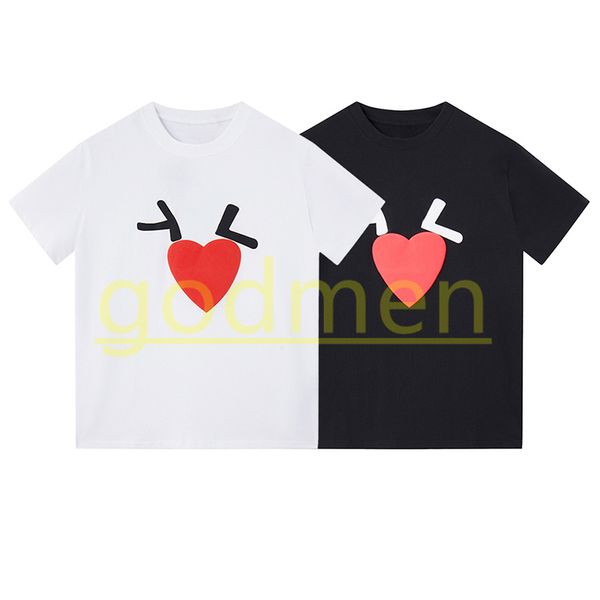 designer mens t shirt fashion heart print short sleeve for men womens casual loose streetwear clothing asian size s-xxl, White;black
designer mens t shirt fashion heart print short sleeve for men womens casual loose streetwear clothing asian size s-xxl, White;black