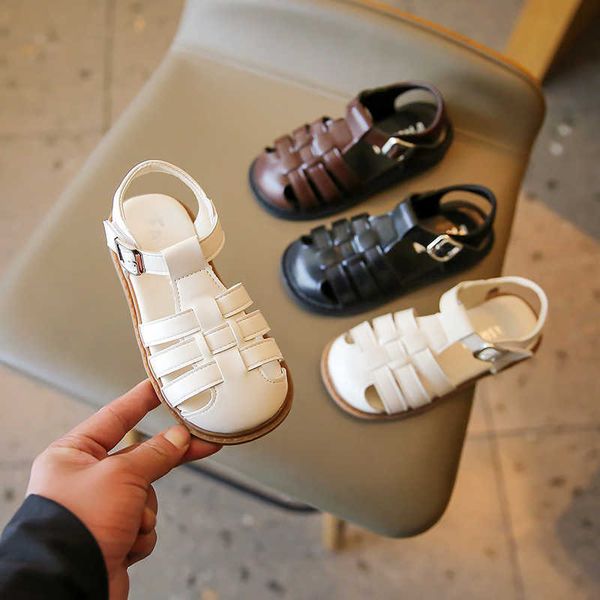 boys covered toes sandals 2022 summer new pu kids fashion girls roman shoes for beach versatile children hook loop breathable 0202, Black;red
boys covered toes sandals 2022 summer new pu kids fashion girls roman shoes for beach versatile children hook loop breathable 0202, Black;red