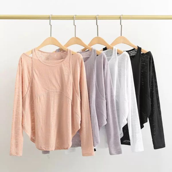 luluwomen yoga clothing women's light and loose thin long-sleeved quick-drying fitness t-shirt running breathable sports blouse
luluwomen yoga clothing women's light and loose thin long-sleeved quick-drying fitness t-shirt running breathable sports blouse