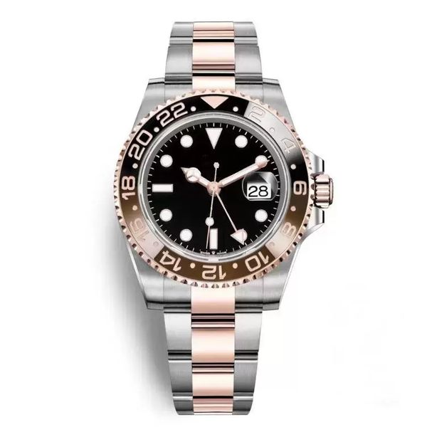 high cost effective new ceramic bezel real gmt ii luxury automatic watch silver rose gold original clasp mens women fashion master watches m, Slivery;golden
high cost effective new ceramic bezel real gmt ii luxury automatic watch silver rose gold original clasp mens women fashion master watches m, Slivery;golden