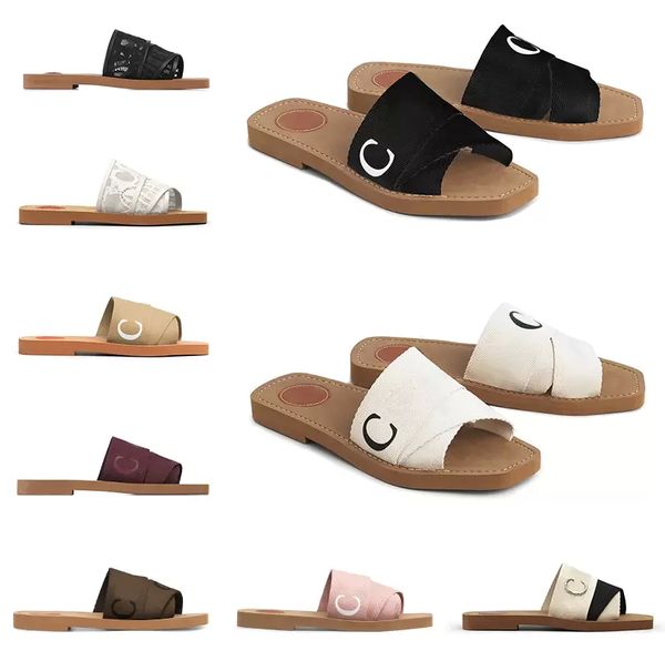 slippers designer women slippers woody flat mules sandals white black canvas slides outdoor beach slipper
slippers designer women slippers woody flat mules sandals white black canvas slides outdoor beach slipper