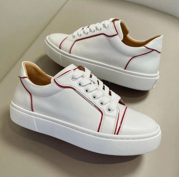 with box designer christians shoes dress shoes sed christians white leathers casual shoes rubber men 's vieirissima junior spikes sneak, Black
with box designer christians shoes dress shoes sed christians white leathers casual shoes rubber men 's vieirissima junior spikes sneak, Black