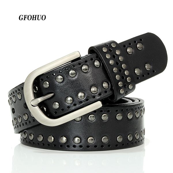 belts 3.3cm punk lady rivet women real genuine leather female strap vintage woman cowskin for jeans 230201, Black;brown
belts 3.3cm punk lady rivet women real genuine leather female strap vintage woman cowskin for jeans 230201, Black;brown