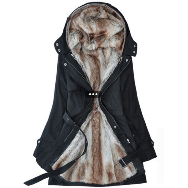 women's jackets women winter coat casual ladies basic warm hooded faux artificial fur slim female long sleeve parkas overcoat 230202, Black;brown
women's jackets women winter coat casual ladies basic warm hooded faux artificial fur slim female long sleeve parkas overcoat 230202, Black;brown