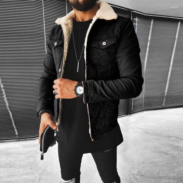 men's jackets winter jacket sherpa denim jean windproof warm street daily holiday single breasted turndown sporty, Black;brown
men's jackets winter jacket sherpa denim jean windproof warm street daily holiday single breasted turndown sporty, Black;brown