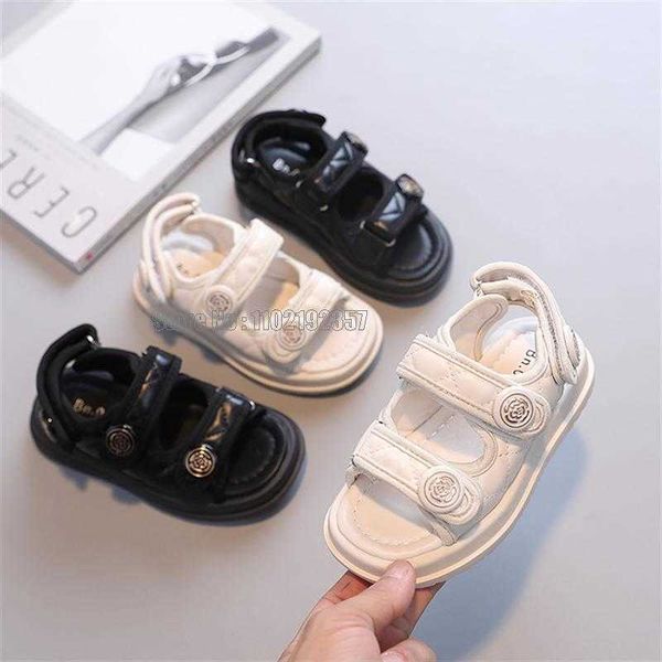 children summer sandals chic girls casual solid black kids fashion princess classic flowers buckle 0202, Black;red
children summer sandals chic girls casual solid black kids fashion princess classic flowers buckle 0202, Black;red
