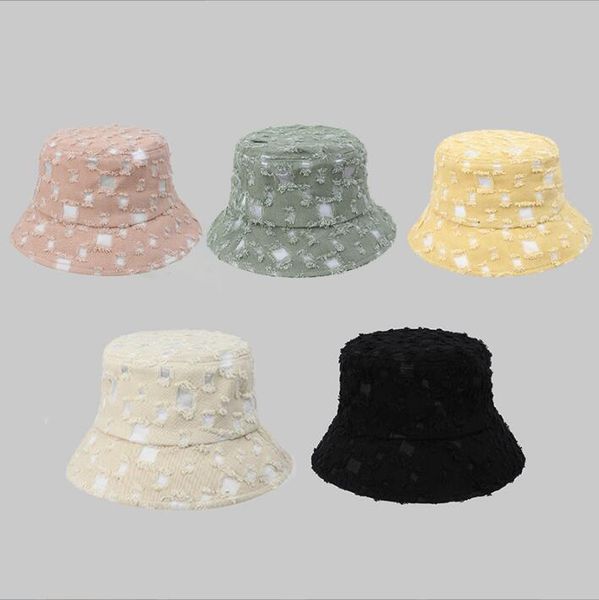 bucket cap lattice sun fisher hats ripped round flat wide brim fisherman hat summer beach caps casual gift fashion accessories bc255, Yellow
bucket cap lattice sun fisher hats ripped round flat wide brim fisherman hat summer beach caps casual gift fashion accessories bc255, Yellow