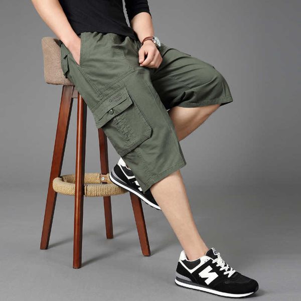 men's shorts mens military cargo outwear summer tactical 3/4 capri pant men cotton loose multi-pocket casual short male baggy trousers, White;black
men's shorts mens military cargo outwear summer tactical 3/4 capri pant men cotton loose multi-pocket casual short male baggy trousers, White;black