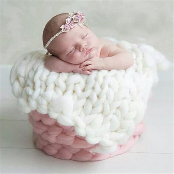blankets swaddling knitted wool crochet litter baby born pography props chunky knit basket filler 230202
blankets swaddling knitted wool crochet litter baby born pography props chunky knit basket filler 230202