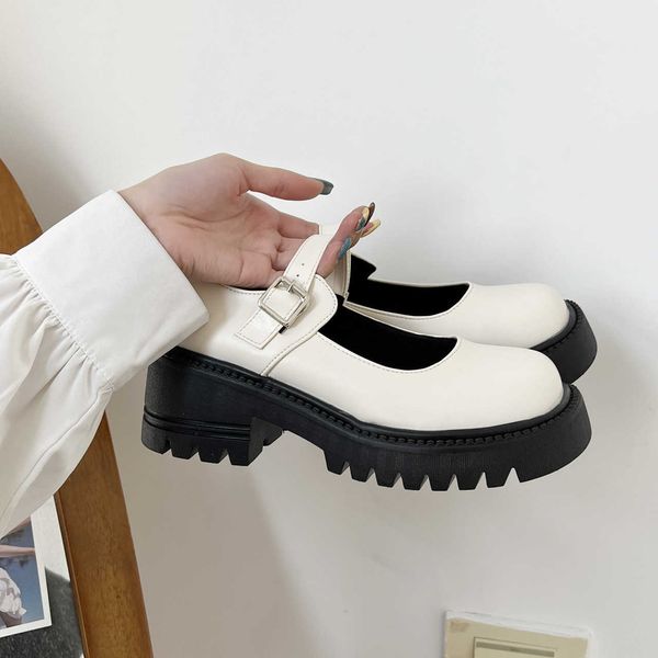 single shoe women's spring leather shoes thick soled muffin shoes mary jane versatile loafers black large toe british
single shoe women's spring leather shoes thick soled muffin shoes mary jane versatile loafers black large toe british