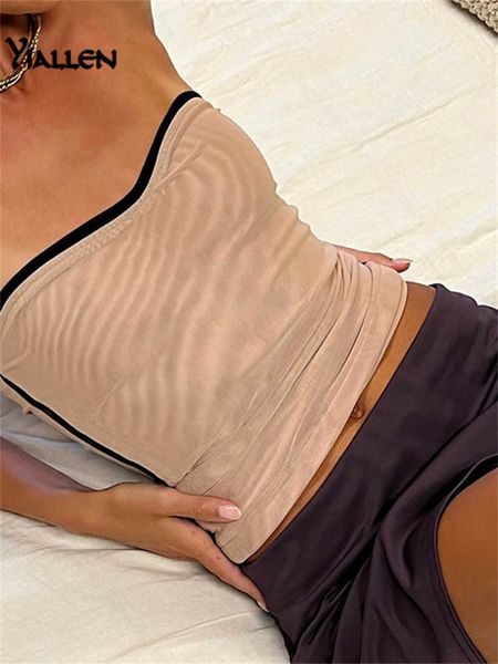 women's tanks camis yiallen summer mesh y2k sleeveless khaki crop women black 2022 bandage backless cami strapless tank basic party y2, White
women's tanks camis yiallen summer mesh y2k sleeveless khaki crop women black 2022 bandage backless cami strapless tank basic party y2, White