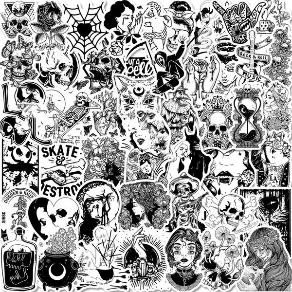 50pcs movie stickers jack skellington gothic stickers outdoor camping graffiti stickers for lapskateboard motorcycle decals
50pcs movie stickers jack skellington gothic stickers outdoor camping graffiti stickers for lapskateboard motorcycle decals