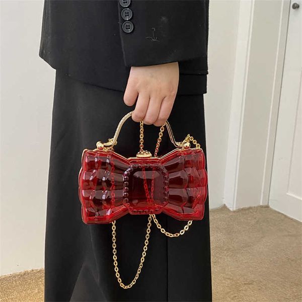 bowknot shape acrylic box jelly bag small and delicate clear pvc women handbags mini designer evening crossbody tote bags 230202
bowknot shape acrylic box jelly bag small and delicate clear pvc women handbags mini designer evening crossbody tote bags 230202