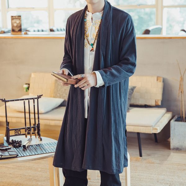 men's trench coats m5xl vintage men loose casual coat plus size chinese style long cardigan streetwear windbreak jackets outwear jacket, Tan;black
men's trench coats m5xl vintage men loose casual coat plus size chinese style long cardigan streetwear windbreak jackets outwear jacket, Tan;black