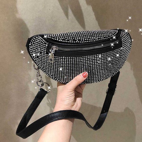 women waist bag flash diamond luxury fanny pack chain shoulder crossbody chest s fashion banana belt hip bum purse 230202
women waist bag flash diamond luxury fanny pack chain shoulder crossbody chest s fashion banana belt hip bum purse 230202