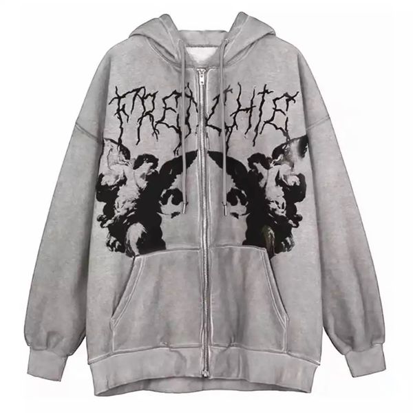 women's hoodies sweatshirts plus size y2k hoodie zip-up sweatshirt angel printing jacket loose long sleeve pockets streetwear hip hop f, Black
women's hoodies sweatshirts plus size y2k hoodie zip-up sweatshirt angel printing jacket loose long sleeve pockets streetwear hip hop f, Black