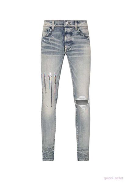 mens cool rips stretch designer jeans distressed ripped biker slim fit washed motorcycle denim men s hip hop fashion man pants, Blue
mens cool rips stretch designer jeans distressed ripped biker slim fit washed motorcycle denim men s hip hop fashion man pants, Blue