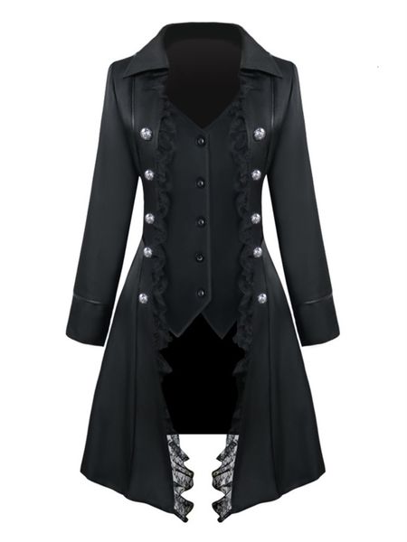 womens jackets vintage women medieval steampunk pirate cosplay costumes lace trim single breast jacket coat victorian gothic clothing 230202, Black;brown
womens jackets vintage women medieval steampunk pirate cosplay costumes lace trim single breast jacket coat victorian gothic clothing 230202, Black;brown