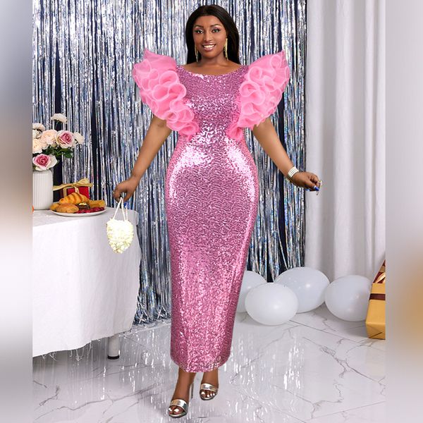 plus size dresses size party fantasy sequins round neck evening women sleeveless elegant lady maxi 230202, Black
plus size dresses size party fantasy sequins round neck evening women sleeveless elegant lady maxi 230202, Black