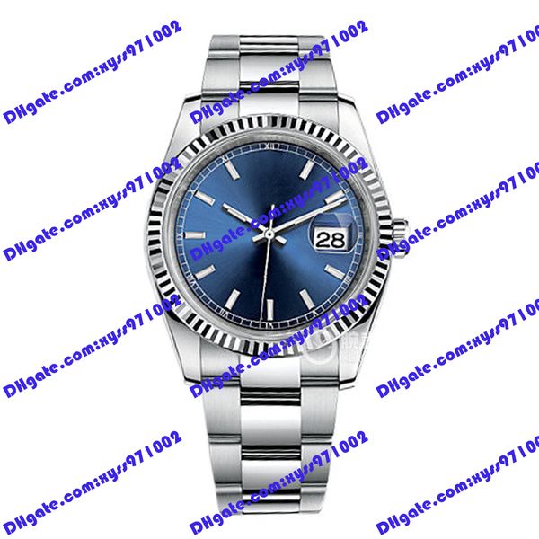 highquality watch 2813 automatic mechanical watch 36mm blue dial 116234 luxurious women's watch stainless steel strap sapphire glass fa, Slivery;brown
highquality watch 2813 automatic mechanical watch 36mm blue dial 116234 luxurious women's watch stainless steel strap sapphire glass fa, Slivery;brown