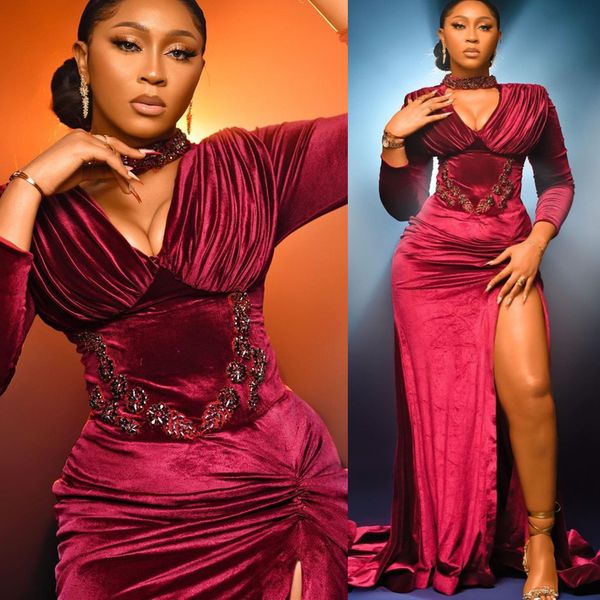 2023 arabic aso ebi burgundy sheath prom dresses beaded crystals evening formal party second reception birthday engagement bridesmaid gowns, Black
2023 arabic aso ebi burgundy sheath prom dresses beaded crystals evening formal party second reception birthday engagement bridesmaid gowns, Black