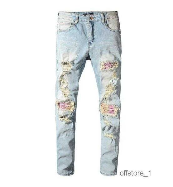 amir3 varsity embroidery superior quality mens jeans distressed motorcycle biker jean rock skinny slim ripped hole letter brand hip hop1 11, Blue
amir3 varsity embroidery superior quality mens jeans distressed motorcycle biker jean rock skinny slim ripped hole letter brand hip hop1 11, Blue