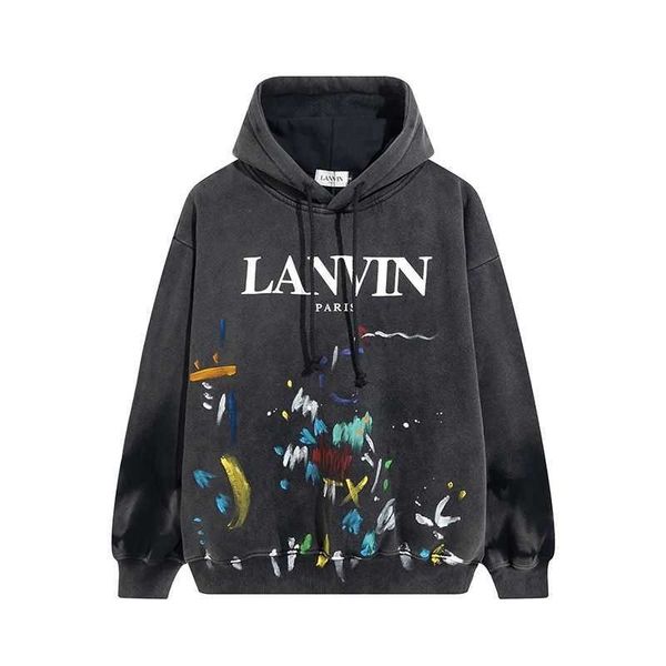 hoodie lan vin branded ink graffiti print men women winter hooded 2dn8 brand sweater simple 23fw loose crew neck, Black
hoodie lan vin branded ink graffiti print men women winter hooded 2dn8 brand sweater simple 23fw loose crew neck, Black