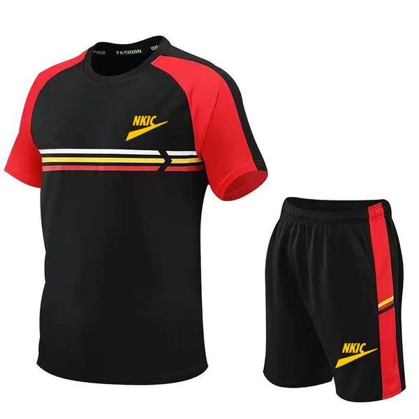 men's tracksuit 2 piece set summer solid sport suit short sleeve t-shirt and shorts casual fashion man hip hop streetwear brand logo pr, Gray
men's tracksuit 2 piece set summer solid sport suit short sleeve t-shirt and shorts casual fashion man hip hop streetwear brand logo pr, Gray