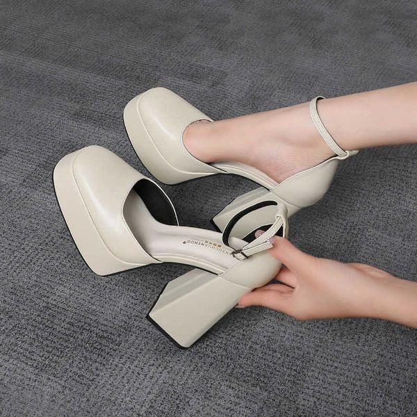 heavy-heeled high-heeled shoes fairy style square head fashion one-line buckle single shoes women's waterproof platform mary jane shoes, Black
heavy-heeled high-heeled shoes fairy style square head fashion one-line buckle single shoes women's waterproof platform mary jane shoes, Black