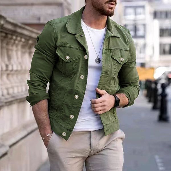 men's trench coats casual solid jacket men long sleeve pockets cargo autumn fashion buttondown turndown collar outerwear for man street, Tan;black
men's trench coats casual solid jacket men long sleeve pockets cargo autumn fashion buttondown turndown collar outerwear for man street, Tan;black