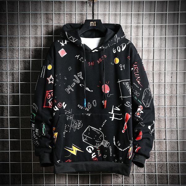 mens hoodies sweatshirts spring autumn korean style fashion streetwear harajuku print casual clothing hooded sweatshirt 230202, Black
mens hoodies sweatshirts spring autumn korean style fashion streetwear harajuku print casual clothing hooded sweatshirt 230202, Black