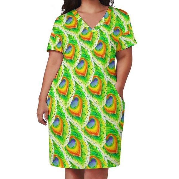 plus size dresses peacock print short sleeve watercolor painting aesthetic summer retro casual lady pattern size vestidos 230202, Black
plus size dresses peacock print short sleeve watercolor painting aesthetic summer retro casual lady pattern size vestidos 230202, Black