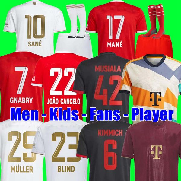 22 23 soccer jersey sane 2022 2023 football shirt goretzka gnabry camisa de futebol oktoberfest men kids kits kimmich fans player 50th, Black;yellow
22 23 soccer jersey sane 2022 2023 football shirt goretzka gnabry camisa de futebol oktoberfest men kids kits kimmich fans player 50th, Black;yellow