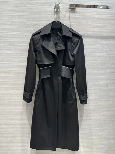 milan runway women's trench coats 2023 spring long sleeve lapel neck women's coats designer brand same style outerwear 0202-2, Tan;black
milan runway women's trench coats 2023 spring long sleeve lapel neck women's coats designer brand same style outerwear 0202-2, Tan;black