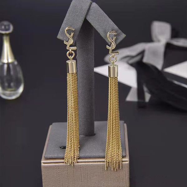 luxury style dangles women fashion tassel stud stainless steel lover gifts designer jewelry high polish engagement earrings wholesale, Silver
luxury style dangles women fashion tassel stud stainless steel lover gifts designer jewelry high polish engagement earrings wholesale, Silver