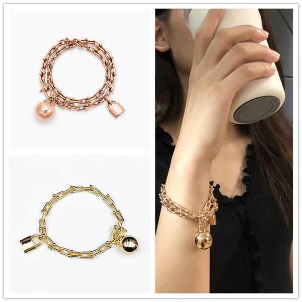 beaded 925 sterling silver wrap love bracelet woman hardwear electroplating gold ball lock luxury brand fashion fine jewelry for women 23020, Black
beaded 925 sterling silver wrap love bracelet woman hardwear electroplating gold ball lock luxury brand fashion fine jewelry for women 23020, Black