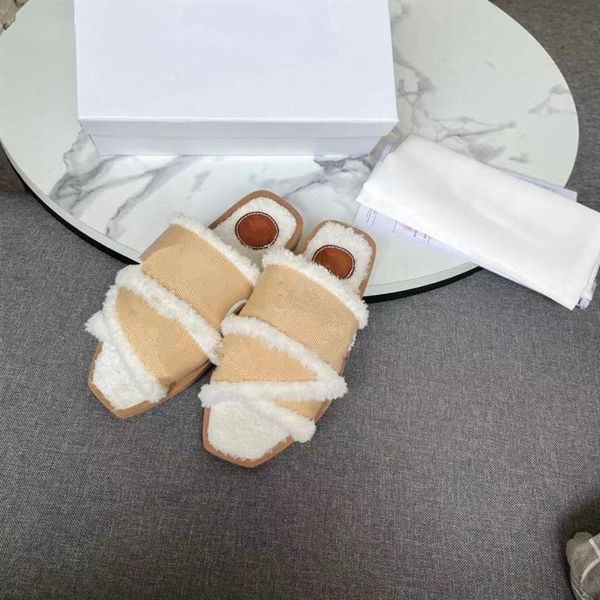 2021 slide winter shearling slipper women flat mule sandals letter print sandal womens high heels shoes 35-42281j, Black
2021 slide winter shearling slipper women flat mule sandals letter print sandal womens high heels shoes 35-42281j, Black