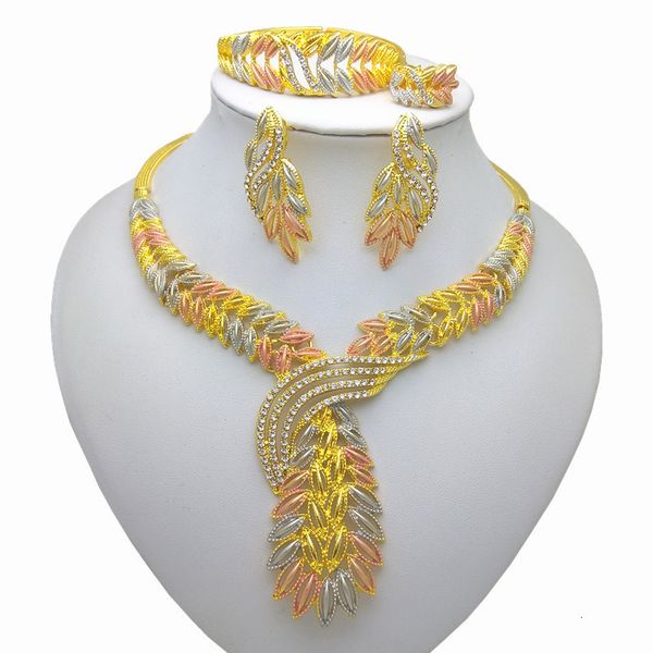 wedding jewelry sets kingdom ma african crystal necklace bracelet earrings ring dubai fashion 3 color big set for woman 230203, Slivery;golden
wedding jewelry sets kingdom ma african crystal necklace bracelet earrings ring dubai fashion 3 color big set for woman 230203, Slivery;golden