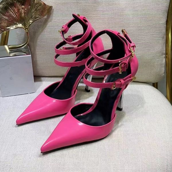 womens sandals formal shoes leather luxury designer brand 11cm high heels pump shoe pointed black pink chain decoration banquet dress delive
womens sandals formal shoes leather luxury designer brand 11cm high heels pump shoe pointed black pink chain decoration banquet dress delive