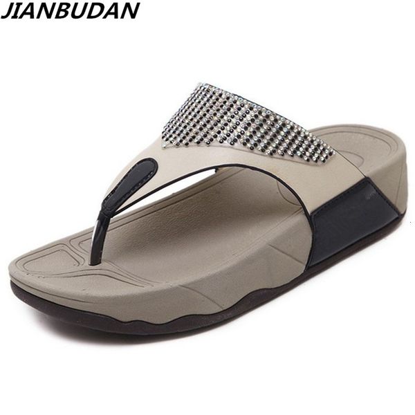 slippers jianbudan women's flat bottom wedge summer beach shoes non-slip comfortable flip flop diamond trim flat slippers size 35-41 23, Black
slippers jianbudan women's flat bottom wedge summer beach shoes non-slip comfortable flip flop diamond trim flat slippers size 35-41 23, Black