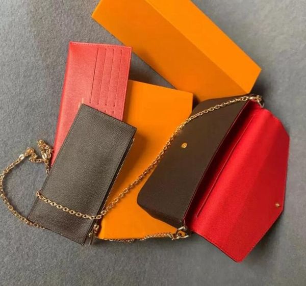 evening 3 pcs set multi felicie pochette wallets women chain bags wallet messenger leather handbags shoulder bag quality flower purse cros p
evening 3 pcs set multi felicie pochette wallets women chain bags wallet messenger leather handbags shoulder bag quality flower purse cros p