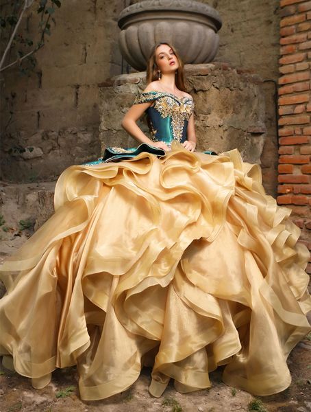 vintage teal and gold charro quinceanera dresses and detachable organza train shiny sequin lace applique off shoulder lace-up plus size 15 g, Blue;red
vintage teal and gold charro quinceanera dresses and detachable organza train shiny sequin lace applique off shoulder lace-up plus size 15 g, Blue;red