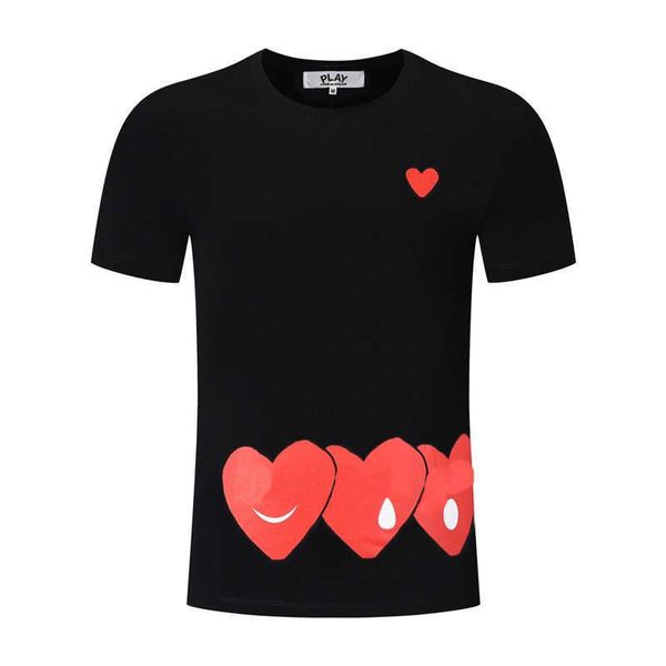 designer luxury play classic chaopai fashion trend comfortable hongxin short sleeve t-shirt same style for male and female lovers, Black;brown
designer luxury play classic chaopai fashion trend comfortable hongxin short sleeve t-shirt same style for male and female lovers, Black;brown