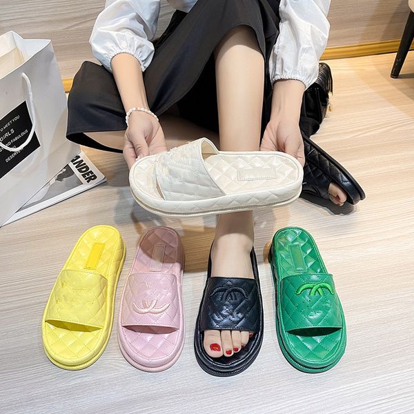 designer platform sandals quilted thick bottom women slippers embroidered embroidery fashion summer shoes slip on pu pool slides slider beac, Black
designer platform sandals quilted thick bottom women slippers embroidered embroidery fashion summer shoes slip on pu pool slides slider beac, Black