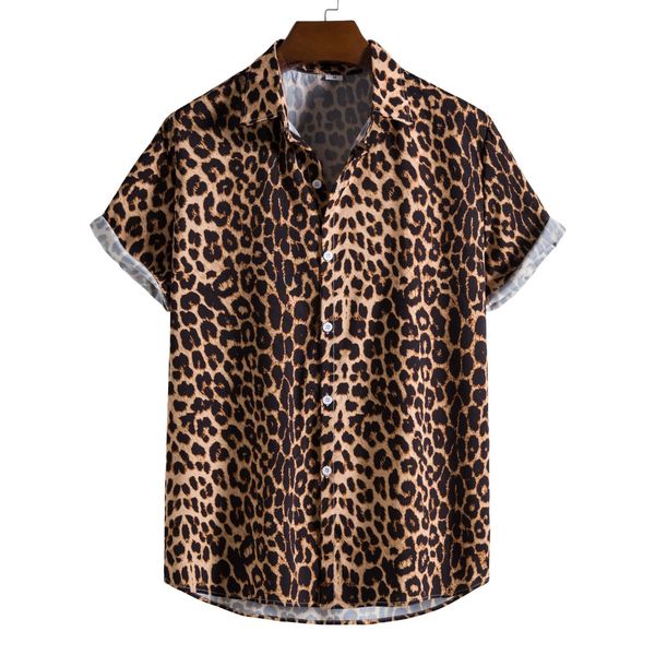 men's casual shirts leopard floral camisa masculina brand slim fit short sleeve hawaiian party beach male xxl 230202, White;black
men's casual shirts leopard floral camisa masculina brand slim fit short sleeve hawaiian party beach male xxl 230202, White;black