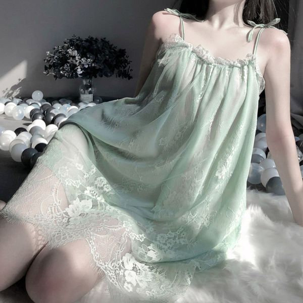 set night dress pink lace off shoulder sling lingerie nightgown women night gown sleepwear large size home clothing 230202, Red;black
set night dress pink lace off shoulder sling lingerie nightgown women night gown sleepwear large size home clothing 230202, Red;black